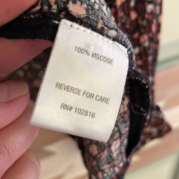 Garnet Hill | Clio Blouse. Floral Boho Button down. Size 10. Cottage core. - Picture 5 of 6